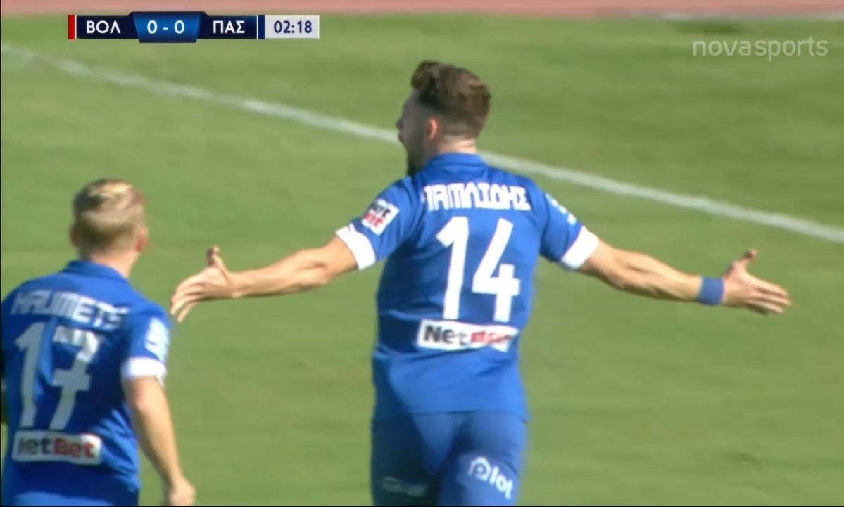 ΝΠΣ Βόλος-ΠΑΣ Γιάννινα: Γκολ με το καλημέρα ο Παμλίδης (video)