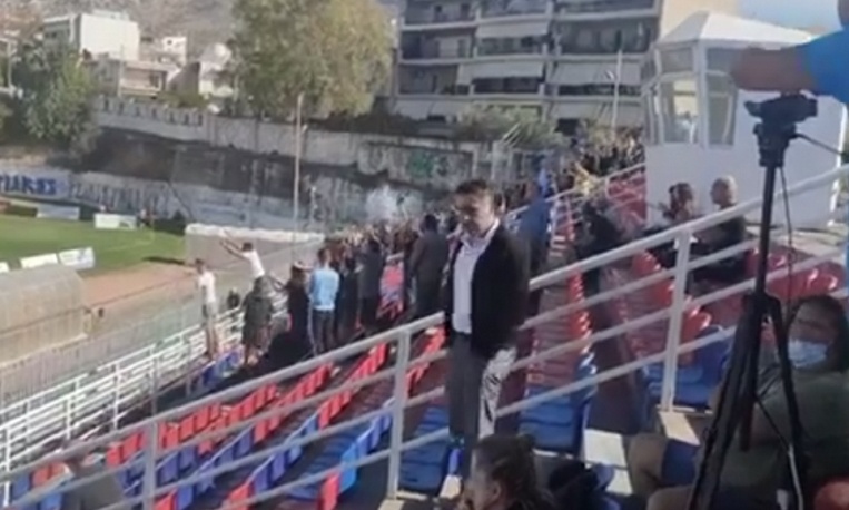 Το πρώτο ελληνικό ματς με κόσμο στην εποχή του κορονοϊού (photos)