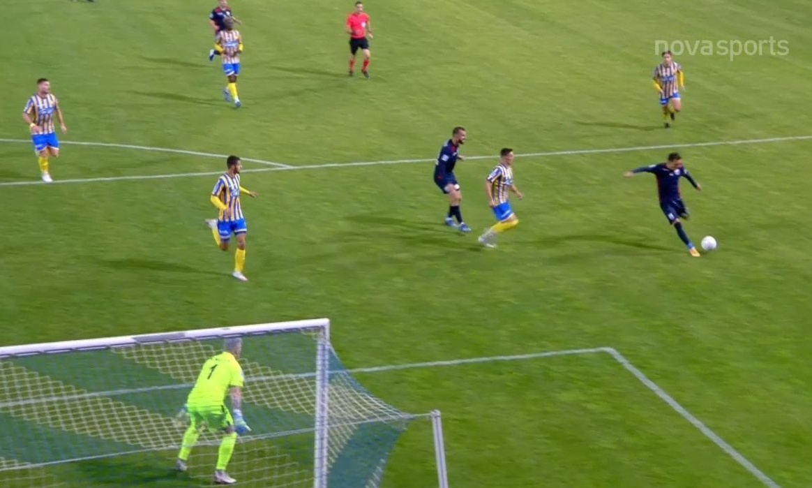 Λαμία-Παναιτωλικός: Ο Κνετ σταμάτησε τον Ντέλετιτς (video)