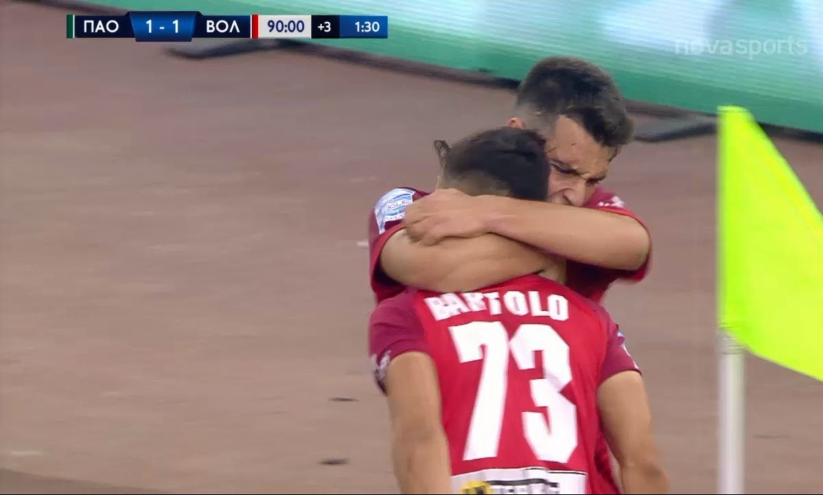 Παναθηναϊκός-ΝΠΣ Βόλος: Έτσι τιμώρησε τους «πράσινους» ο Μπαρτόλο (video)