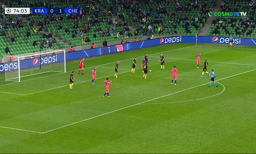 Κράσνονταρ-Τσέλσι: Το δοκάρι «φρέναρε» τον… Γκαζίνσκι, γκολ με πέναλτι ο Βέρνερ (video)