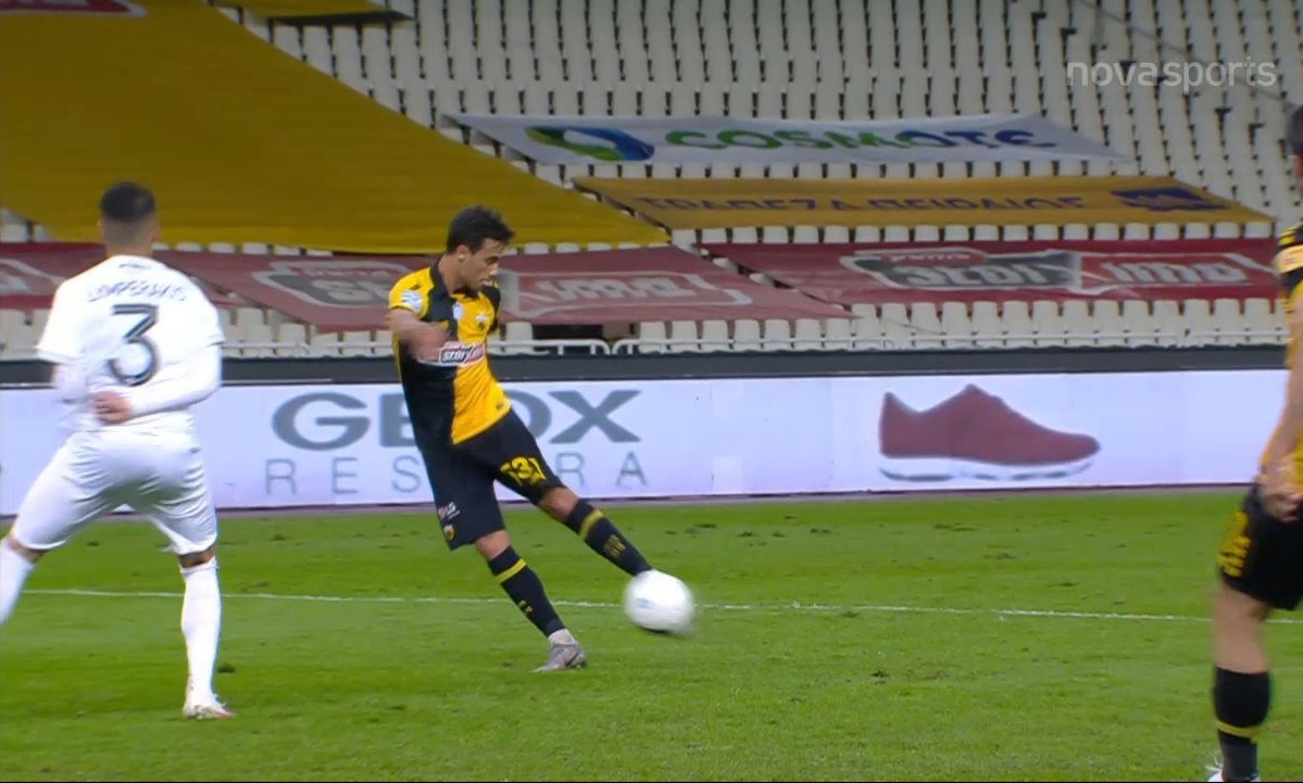 ΑΕΚ-ΟΦΗ: Η τρομερή συνεργασία και το δοκάρι του Μαχαίρα (video)