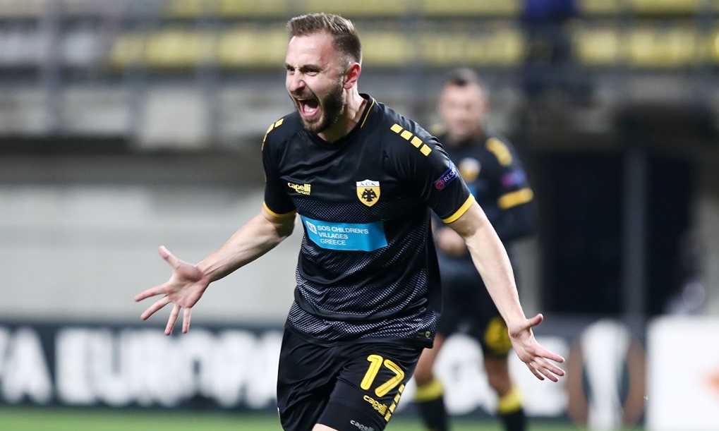 Ζόρια-ΑΕΚ: Γκολάρα Τάνκοβιτς στην Ουκρανία (photos+video)