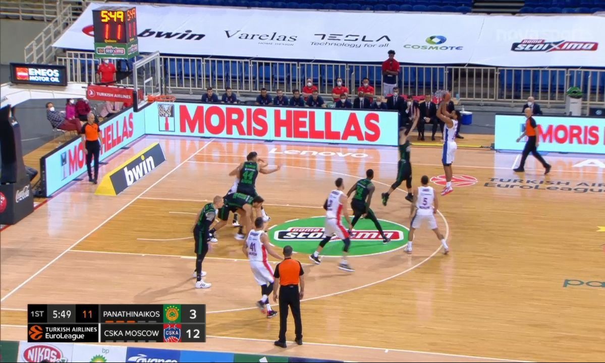 Παναθηναϊκός ΟΠΑΠ-ΤΣΣΚΑ Μόσχας: «Καυτός» Χίλιαρντ στο ξεκίνημα (video)