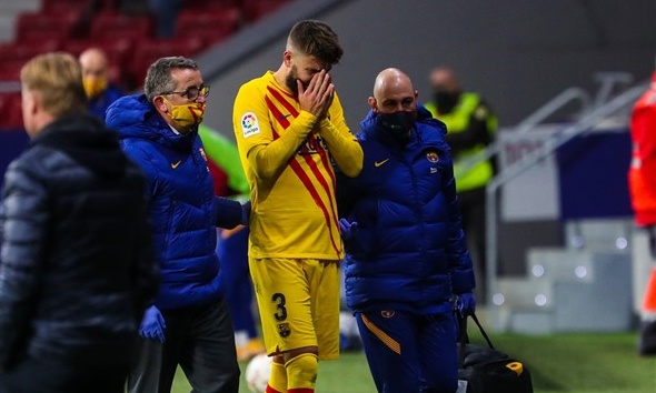 Μπαρτσελόνα: Διάστρεμμα δεξιού γόνατου ο Πικέ (video+photos)