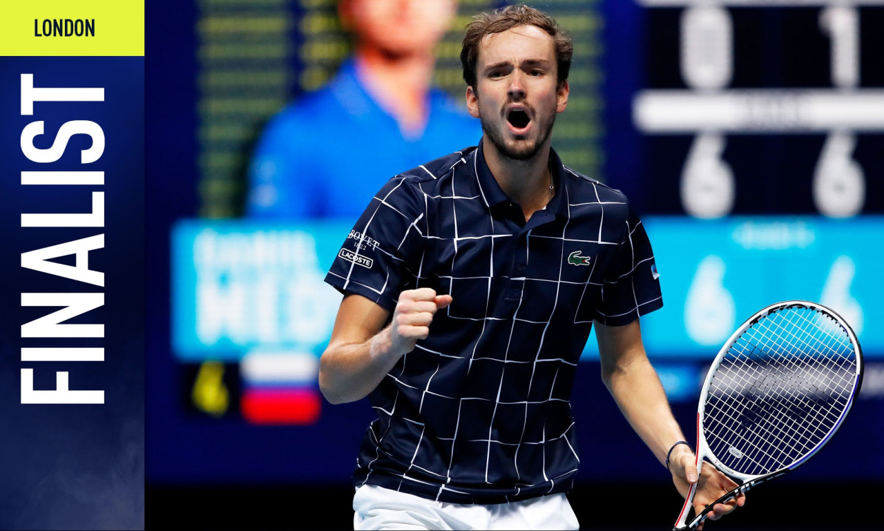 ATP Finals: Στον τελικό ο Μεντβέντεφ, απέκλεισε τον Ναδάλ (video+photos)