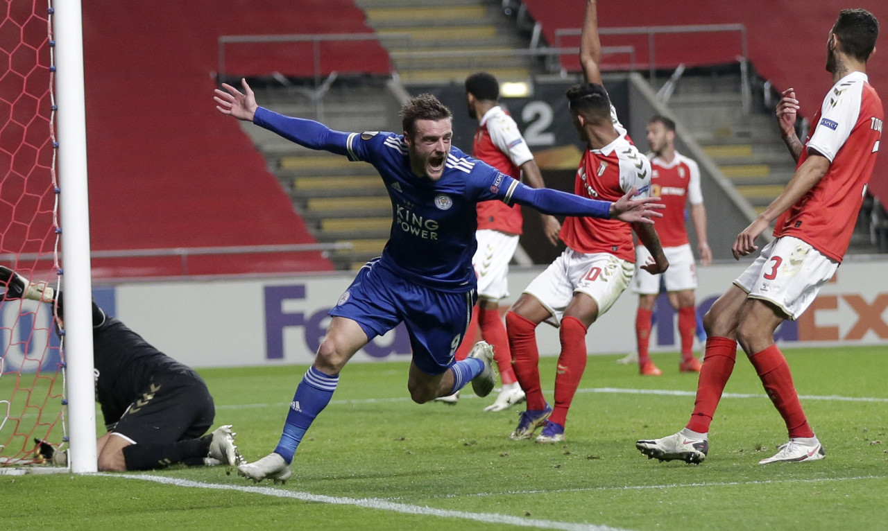 Μπράγκα-Λέστερ 3-3: Ο Βάρντι την έσωσε και την έστειλε στους «32» του Europa League (video)