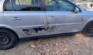 Σοβαρό τροχαίο με νταλίκα - Είχε... «Άγιο» Έλληνας ποδοσφαιριστής (photos)