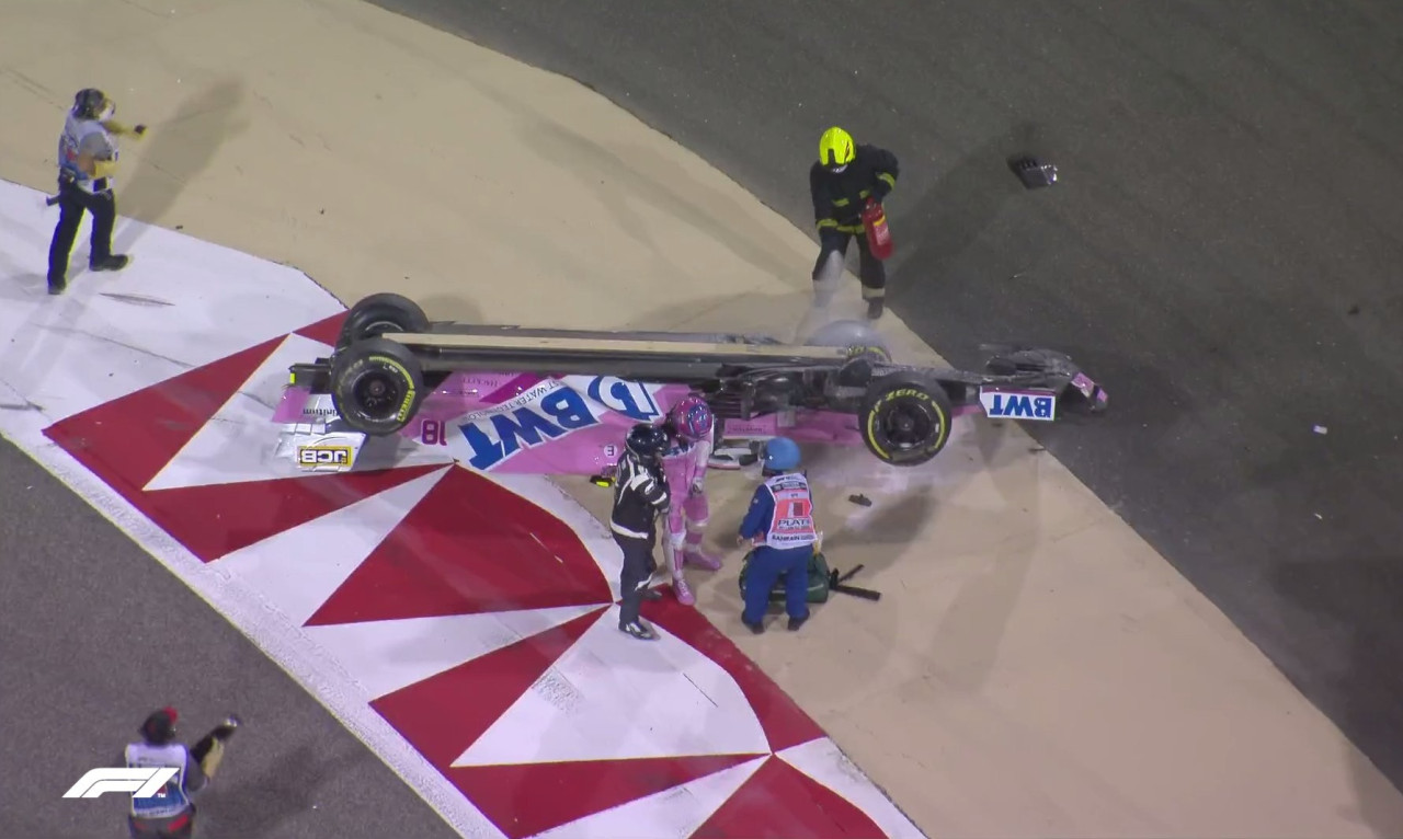 F1: Νέο ατύχημα στο Grand Prix του Μπαχρέιν - Διακοπή στον αγώνα