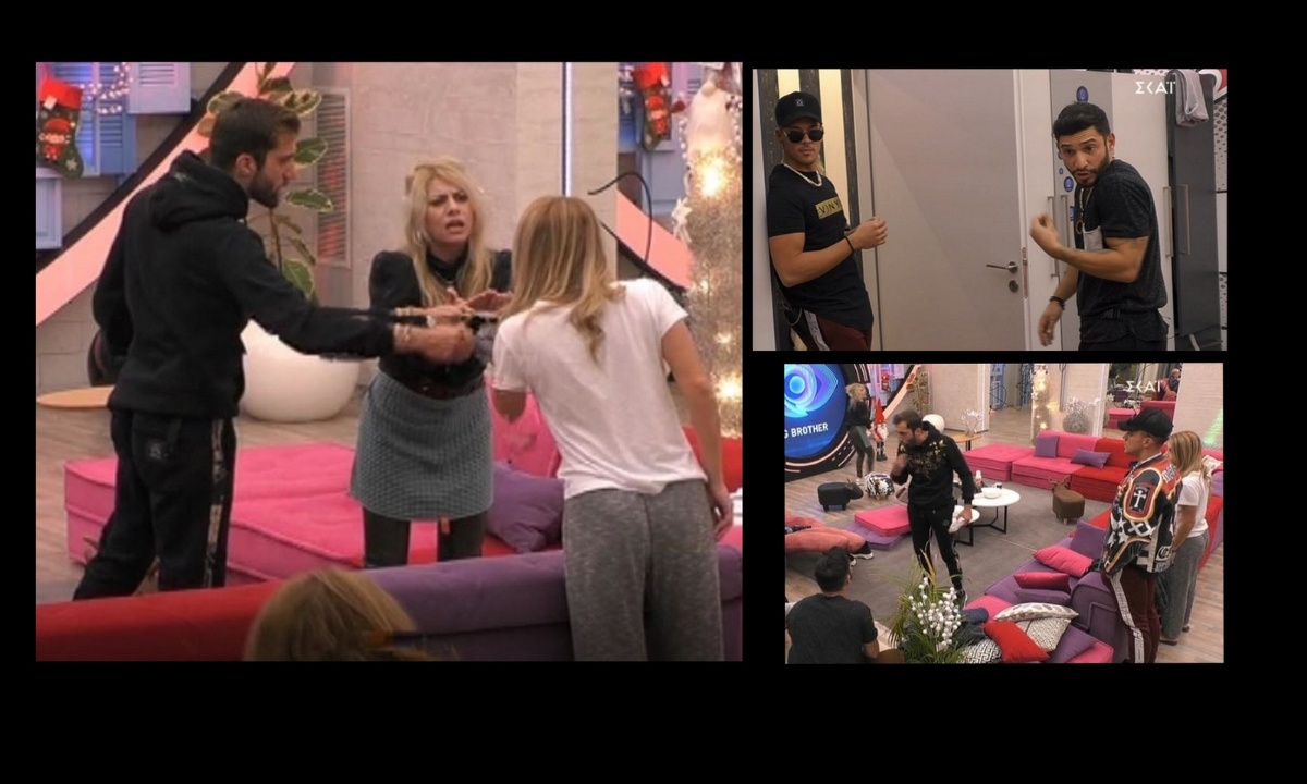 Big Brother: Άγριος καβγάς στο σπίτι - Παραλίγο να πιαστούν στα χέρια!