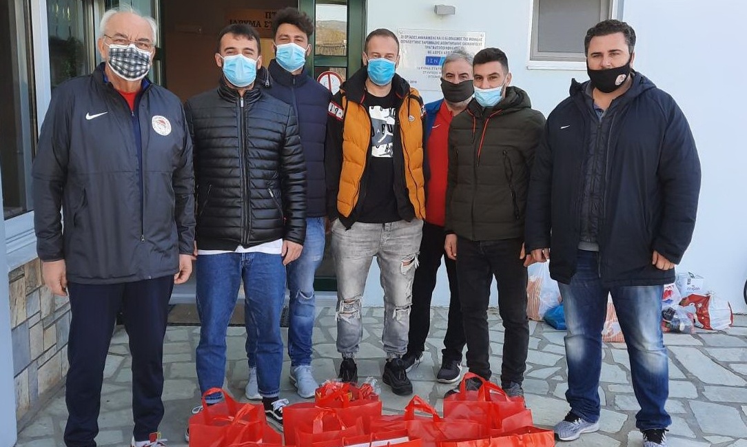Ολυμπιακός Βόλου: Επίσκεψη στο ίδρυμα «Άσπρες Πεταλούδες»
