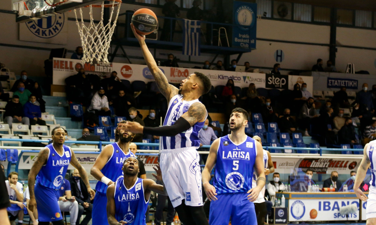 Ηρακλής-Λάρισα 73-69: «Ροπαλιά» από Χάτσερ-Χάνλαν!