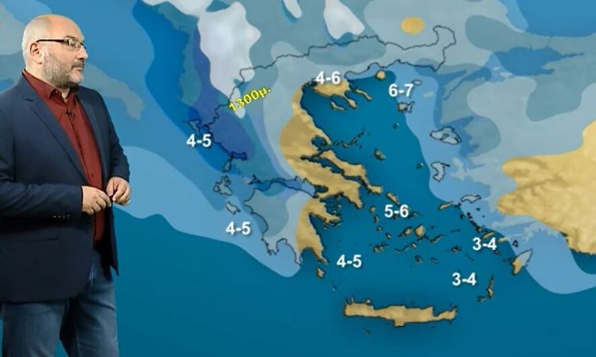 Του καιρού τα παράξενα... Θερμή εισβολή στη νότια Ελλάδα, ψυχρή στη βόρεια...