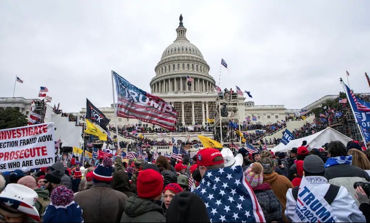 Εισβολή στο Καπιτώλιο: Πρώην αστέρας του NBA μεταξύ των διαδηλωτών (photos)