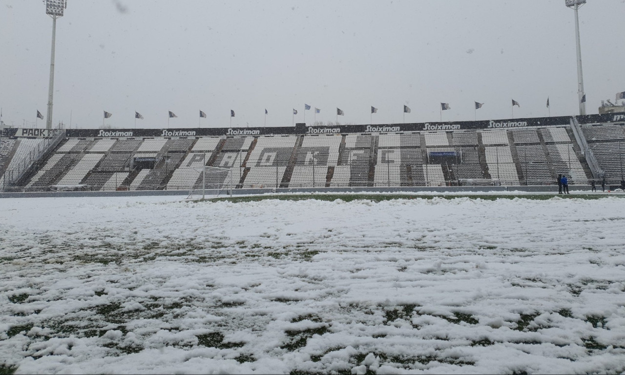 ΠΑΟΚ: Προπόνηση στο χιόνι (photos)