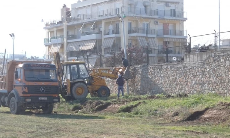 Νίκη Βόλου: Ξεκίνησαν τα έργα στο βοηθητικό γήπεδο