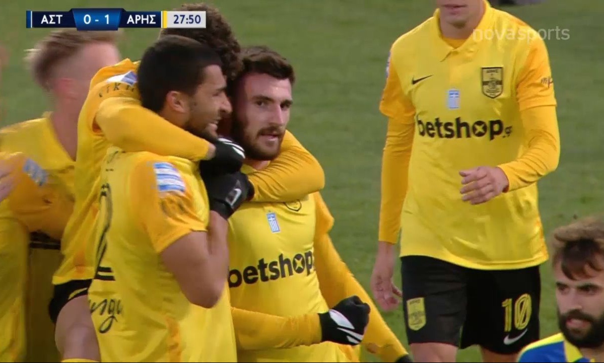 Αστέρας Τρίπολης-Άρης: Ωραία ενέργεια των «κίτρινων» και γκολ Μάνου (video)