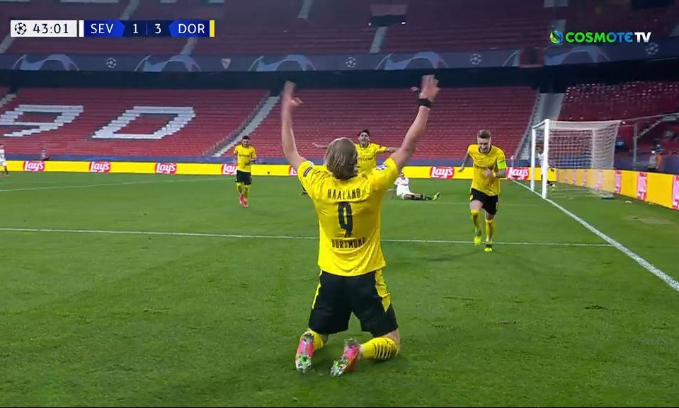 Σεβίλλη-Ντόρτμουντ: «Χτυπάει» ξανά στην κόντρα ο Χάλαντ (videos)