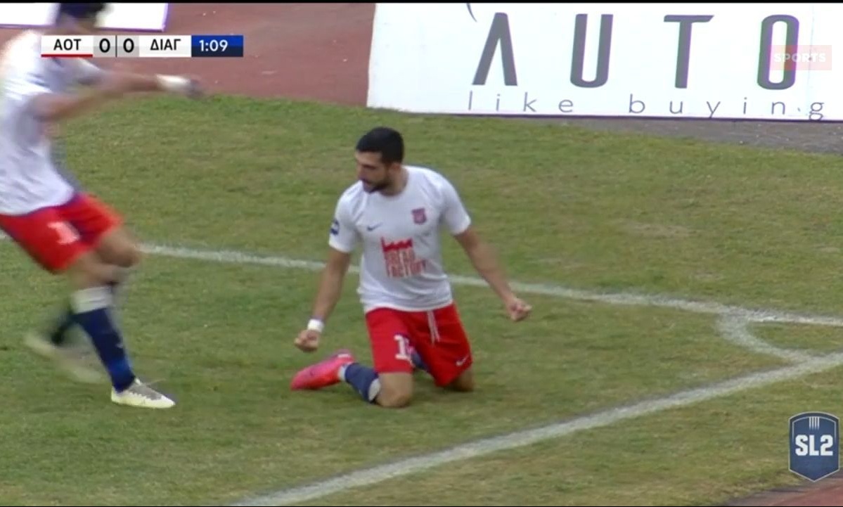 Τρίκαλα-Διαγόρας: Γκολ από τα… αποδυτήρια οι Ροδίτες (video)