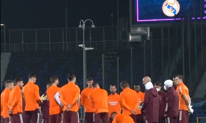 Champions League: Επική ομιλία Ζιντάν πριν το Αταλάντα-Ρεάλ Μαδρίτης (photos)
