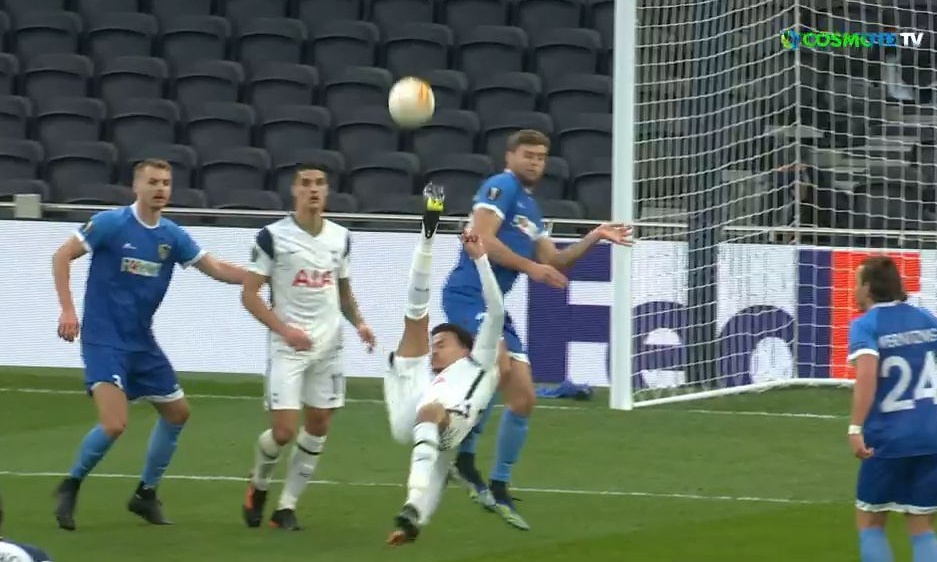Europa League: «Απάντηση» του Ντέλε Άλι στον Ζιρού, γκολάρα με ψαλιδάκι! (video)