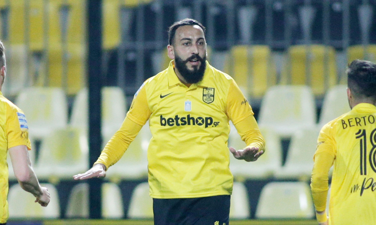 Άρης-ΟΦΗ: Μήτρογλου, η επιστροφή! - Το γκολ και η αντίδραση του Καρυπίδη  (photos+video)