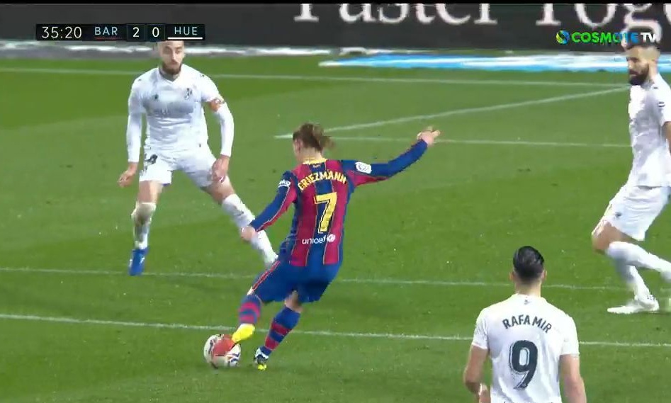 La Liga: Μετά την γκολάρα του Μέσι, ο κεραυνός του Γκριεζμάν για το 2-0 της Μπαρτσελόνα (video)