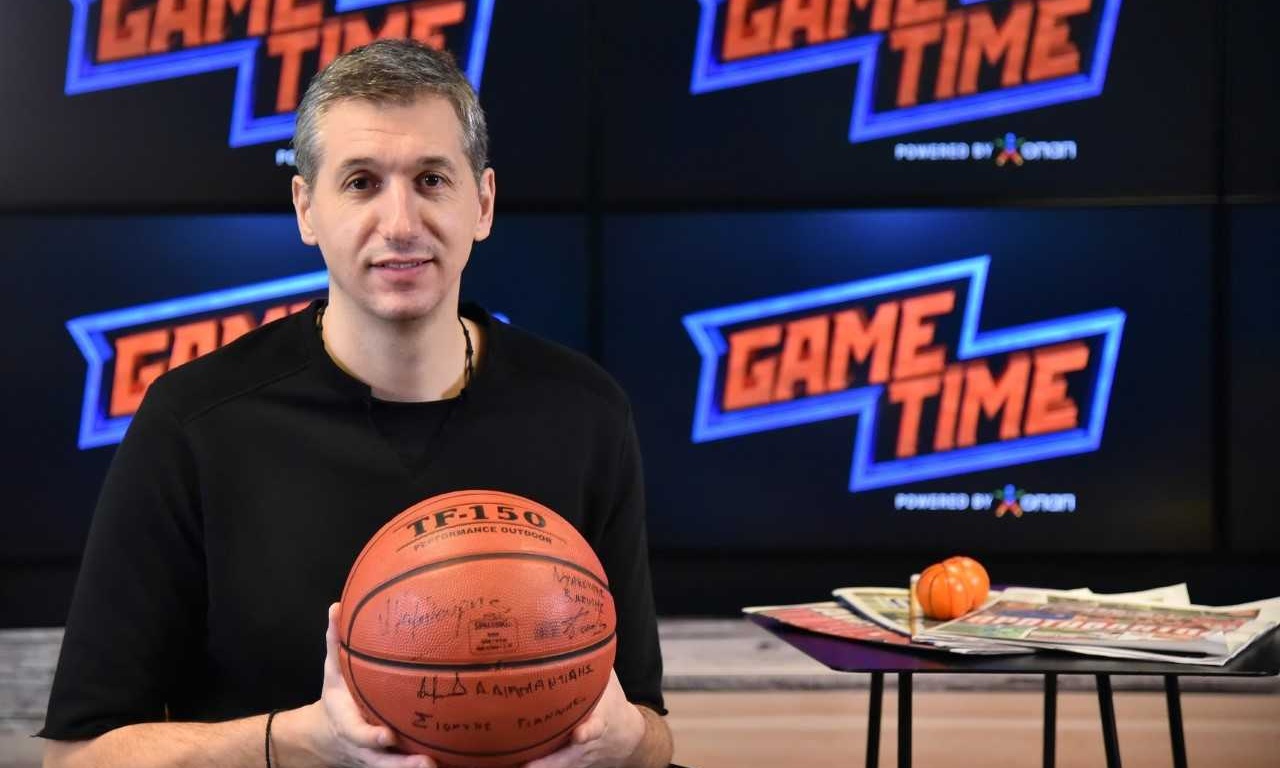 Ο Δημήτρης Διαμαντίδης στο ΟΠΑΠ GAME TIME ΜΠΑΣΚΕΤ