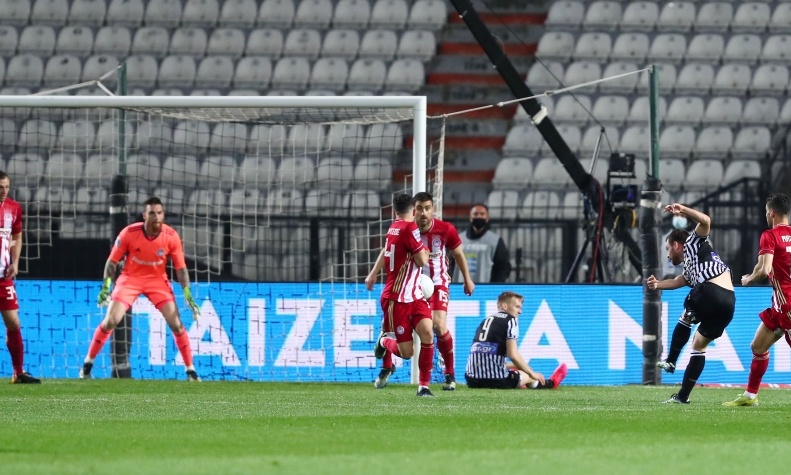 ΠΑΟΚ-Ολυμπιακός: Τραγικό λάθος ο Αβραάμ, γκολ ο Ζίβκοβιτς (videos+photos)