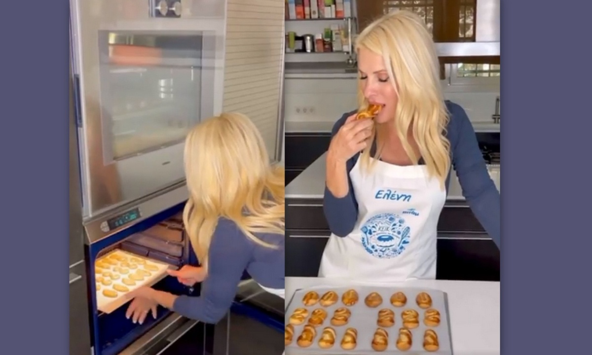 Μενεγάκη: Καρέ καρέ η συνταγή της για Πασχαλινά κουλουράκια με γεύση τσουρέκι!