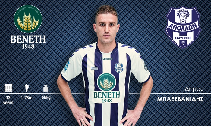 Απόλλων Σμύρνης: «Έδεσε» και Μπαξεβανίδη