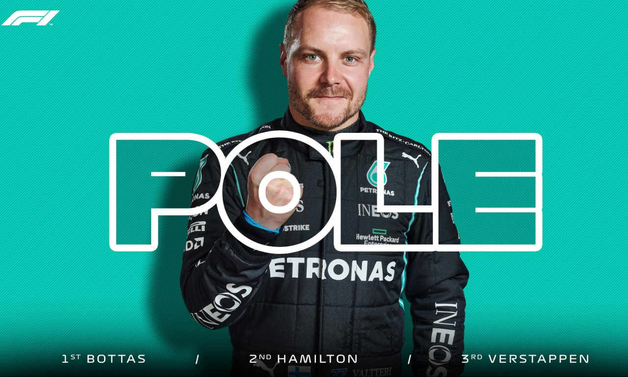 Formula 1: Την pole position o Μπότας (video+photos)