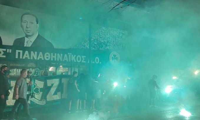 Παναθηναϊκός: Χαμός στη Λεωφόρο – Πάρτι για την επέτειο του Γουέμπλεϊ! (photos)