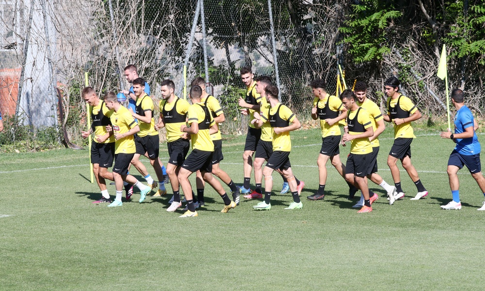 ΑΕΚ: Τρέξιμο και παιχνίδια με μπάλα (photos+video)