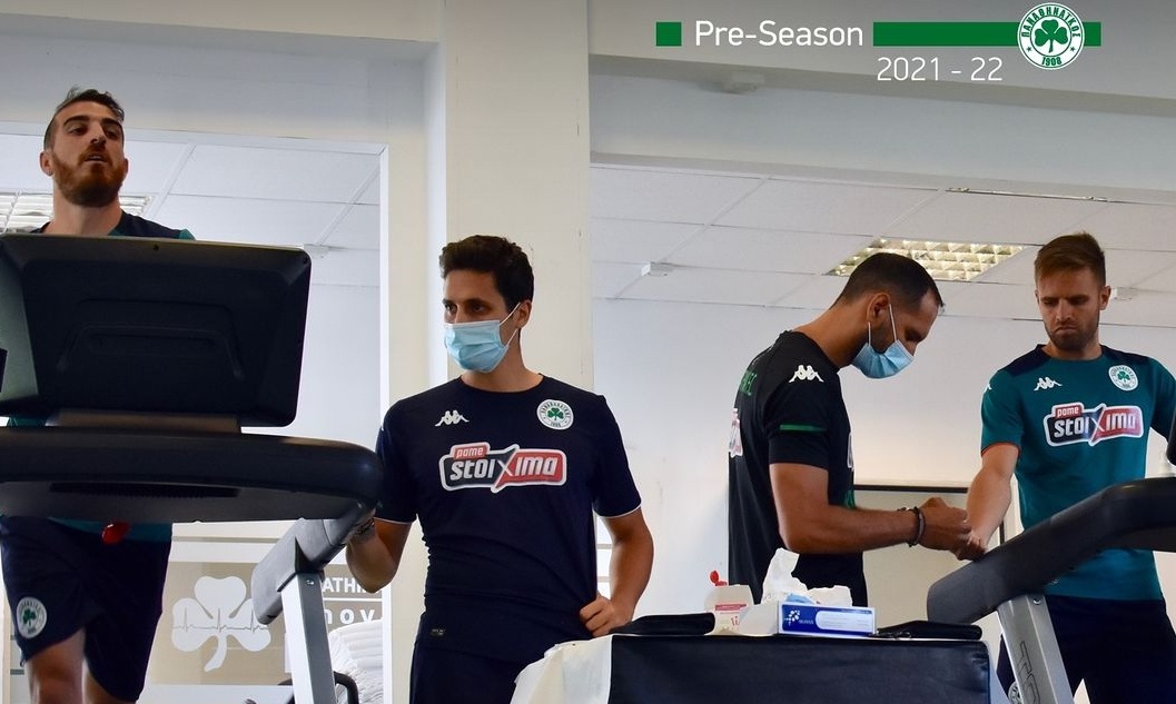 Παναθηναϊκός: Πέρασαν εργομετρικά οι «πράσινοι» - Τρέχει ο εμβολιασμός (photos)