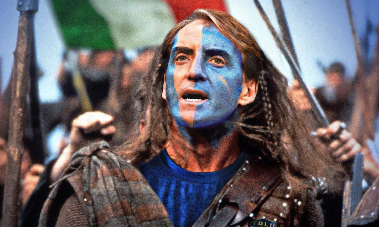 Euro 2020: Ιταλία-Αγγλία - Ο Μαντσίνι για το... Braveheart και το τρόπαιο! (photos)