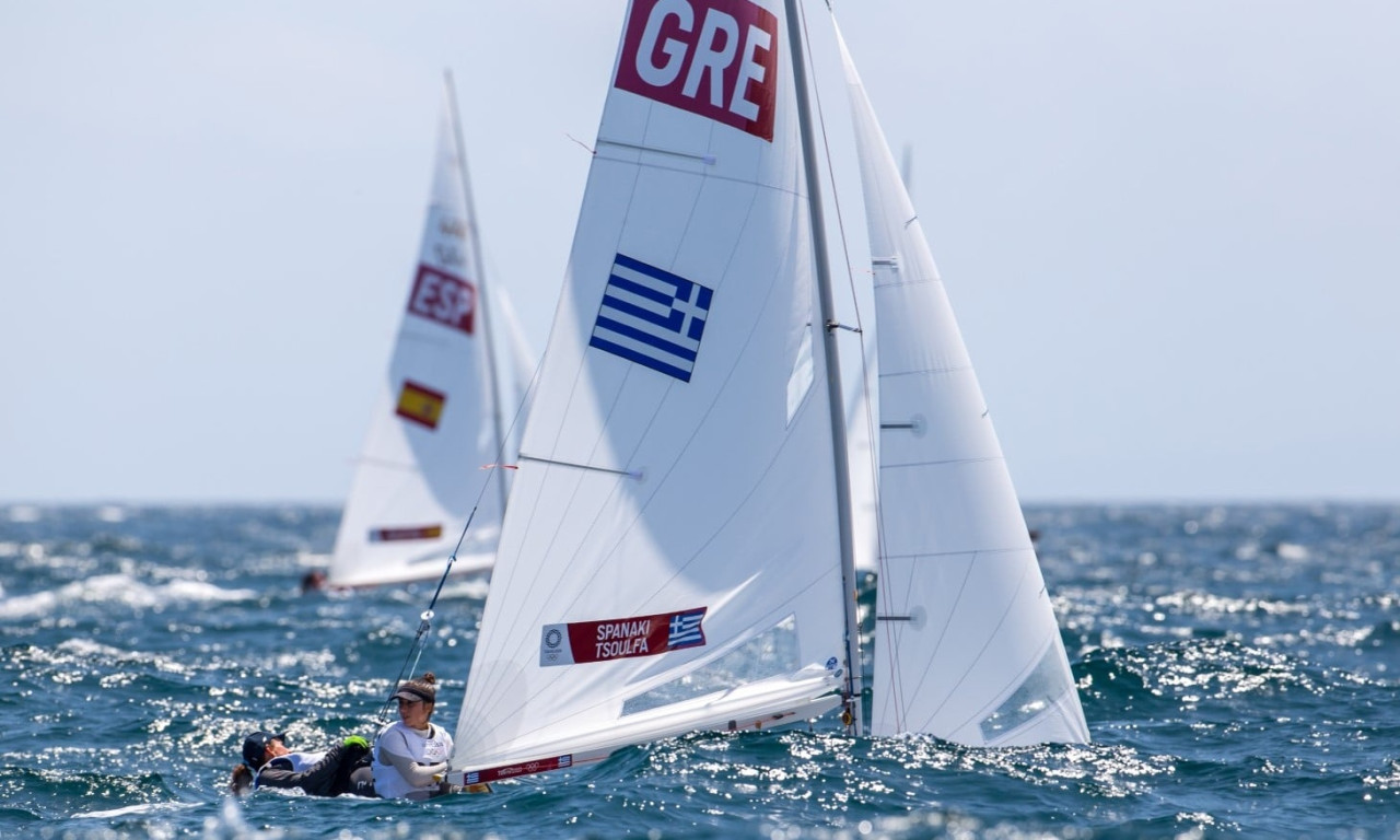 Ολυμπιακοί Αγώνες-Ιστιοπλοΐα: Στην 17η θέση της γενικής κατάταξης οι Τσουλφά και Σπανάκη