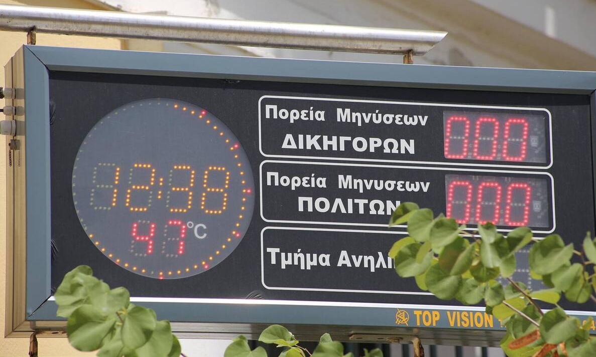 Καύσωνας: Σε 87 περιοχές η θερμοκρασία ήταν μεγαλύτερη των 40 βαθμών