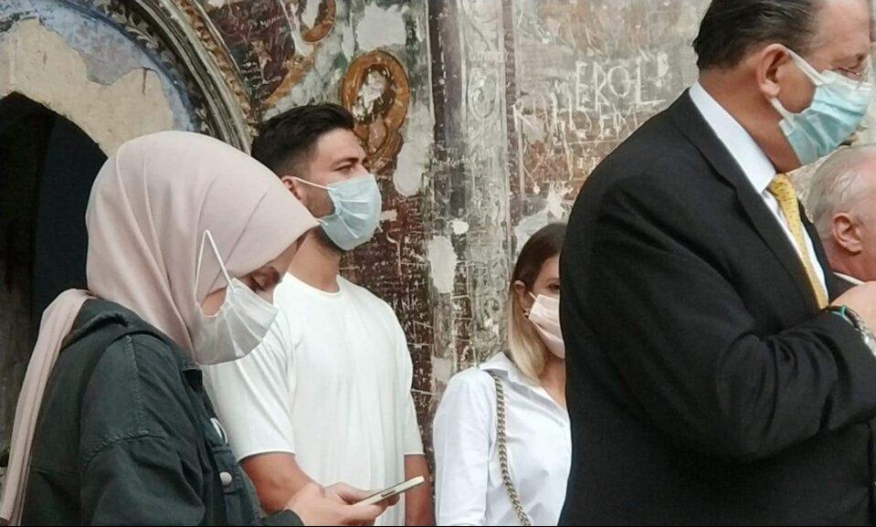 Στην Παναγία Σουμελά στην Τραπεζούντα ο Μπακασέτας - Κοινώνησε από τα χέρια του Πατριάρχη