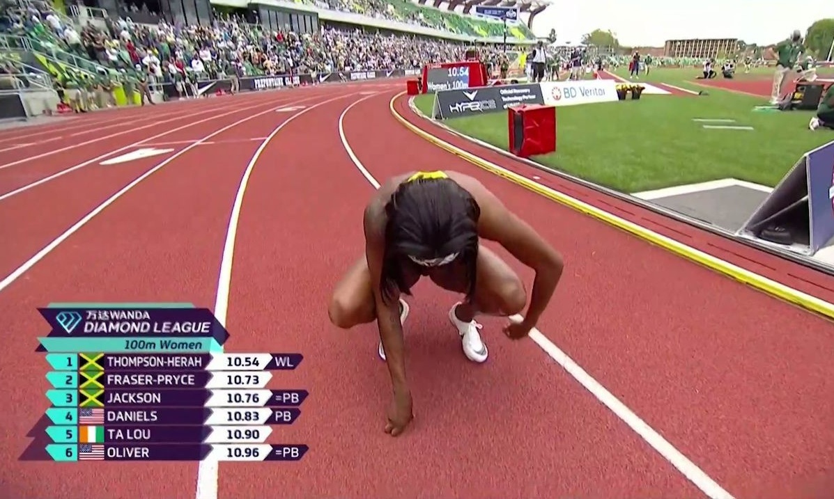 Diamond League: Παγκόσμια επίδοση στα 100μ. από την Τόμπσον-Έρα (video)