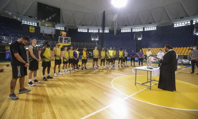 Άρης: Αγιασμός πριν την έναρξη της νέας χρονιάς