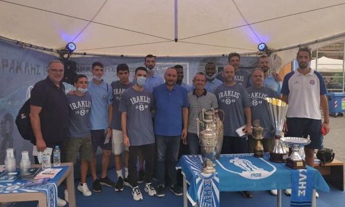 Ηρακλής: Στο περίπτερο της ΔΕΘ αντιπροσωπεία της ομάδας μπάσκετ