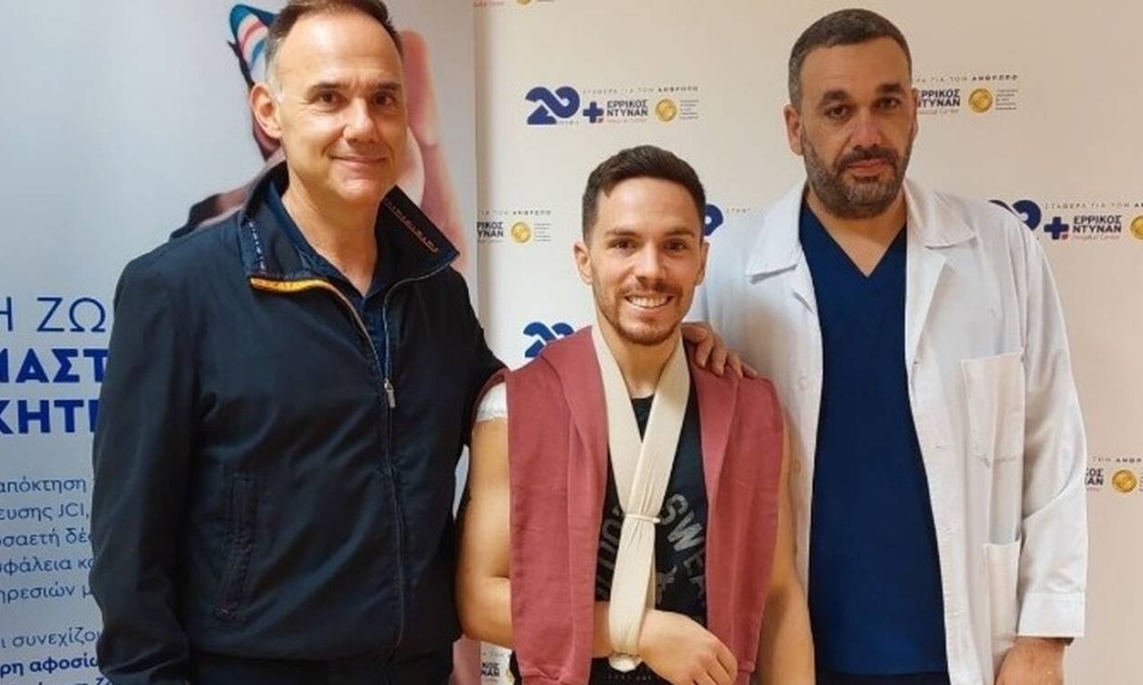 Λευτέρης Πετρούνιας: Υποβλήθηκε σε αρθροσκόπηση στον ώμο