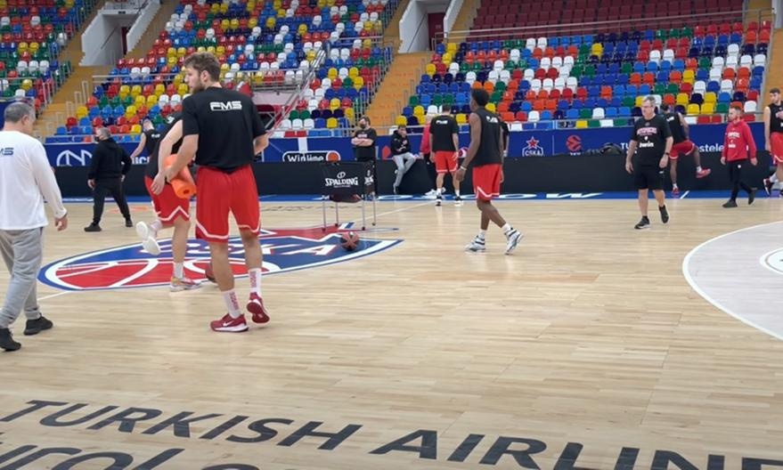 ΤΣΣΚΑ Μόσχας-Ολυμπιακός: Η «ερυθρόλευκη» προπόνηση (video)