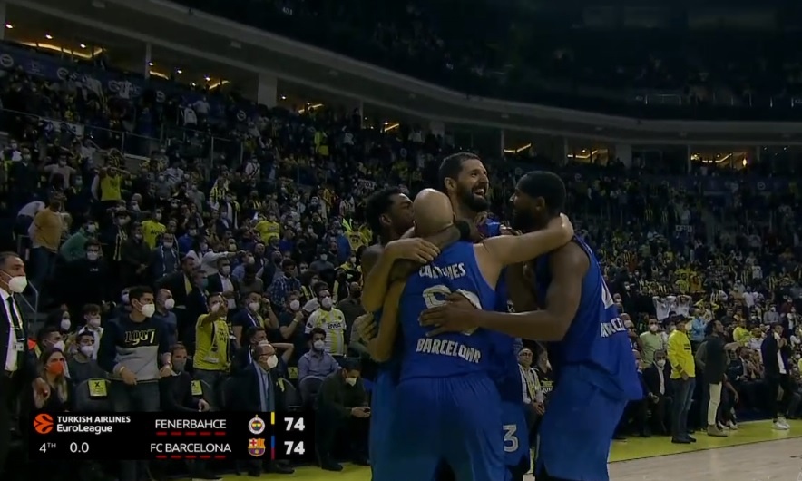 Φενέρμπαχτσε-Μπαρτσελόνα 74-76: Αήττητη με τρομερό buzzer beater του Μίροτιτς (photos)
