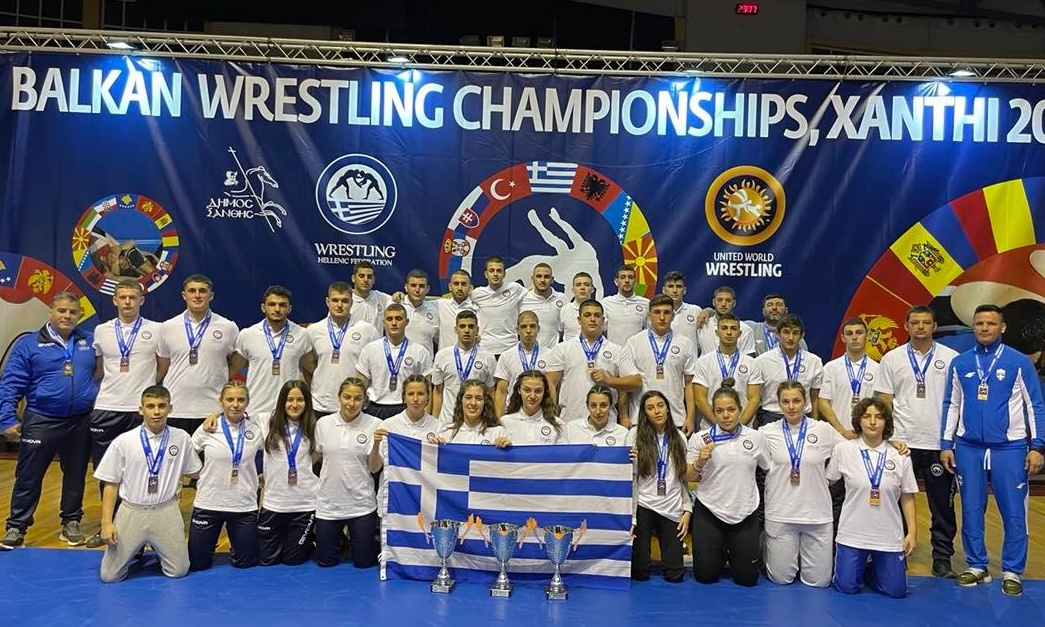 Βαλκανικό πρωτάθλημα πάλης: Σάρωσε η Ελλάδα με 23 μετάλλια την πρώτη μέρα