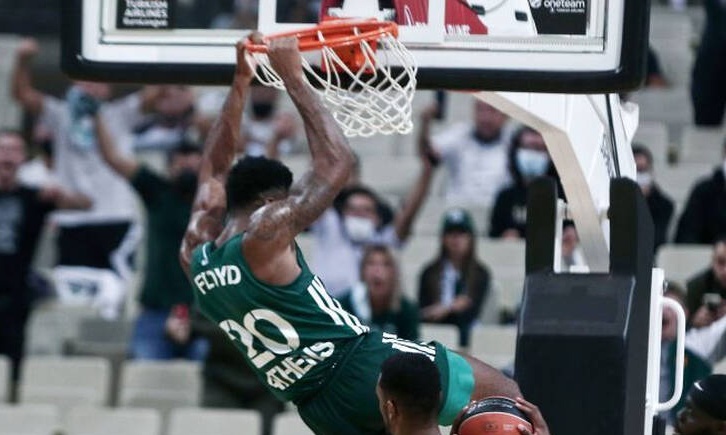 Ερυθρός Αστέρας-Παναθηναϊκός ΟΠΑΠ: «Κατεδάφισε» την μπασκέτα ο Φλόιντ (video)