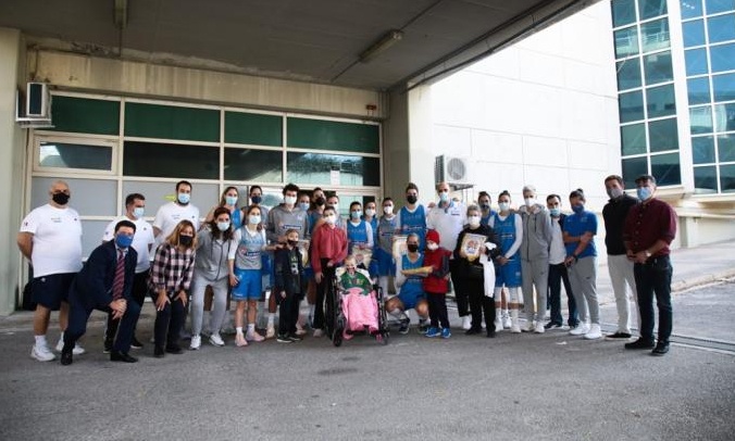 ΕΟΚ: Παιδιά από το ίδρυμα «Φλόγα» στην προπόνηση της Εθνικής ομάδας