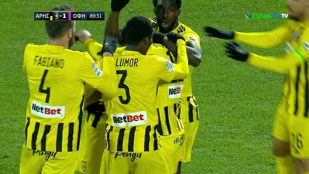 Άρης-ΟΦΗ: Το ΜΑΓΙΚΟ γκολ του Ιτούρμπε για το 3-1! (video)