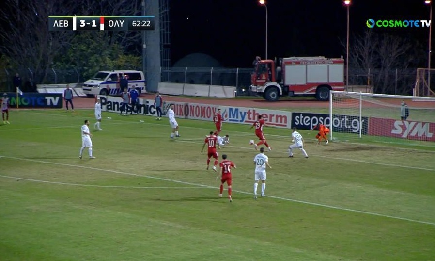 Λεβαδειακός-Ολυμπιακός: Ο Δούμτσιος έκανε το 3-1 και μείωσε άμεσα ο Λόπες με σουτ σε 3-2! (videos)